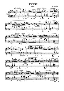 Nocturnes for Piano: Nocturne No.18 by John Field