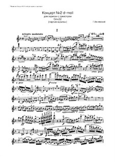 Concerto for Violin and Orchestra No.2, Op.22: parte Solo by Henryk Wieniawski