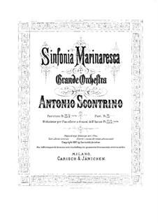 Sinfonia Marinaresca: Sinfonia Marinaresca by Antonio Scontrino