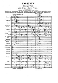 Falstaff: partitura completa by Giuseppe Verdi