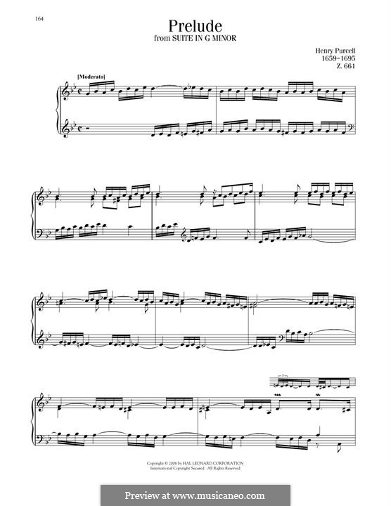 Prelude, Z.661: Prelude by Henry Purcell