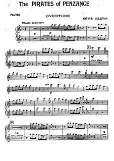 Complete Opera: parte flauta by Arthur Seymour Sullivan