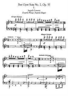Suite No.2, Op.55: Para Piano by Edvard Grieg