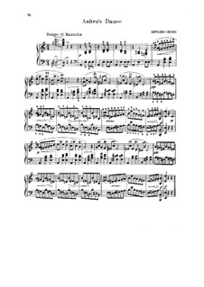 Suite No.1. Anitra's Dance, Op.46 No.3: Para Piano by Edvard Grieg