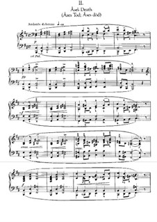 Suite No.1. Aase's Death, Op.46 No.2: Para Piano by Edvard Grieg