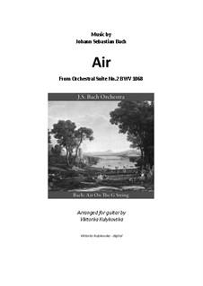 Aria: versão para guitarra by Johann Sebastian Bach