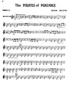 Complete Opera: violinos parte II by Arthur Seymour Sullivan