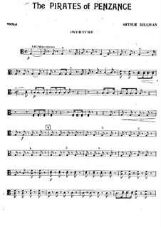 Complete Opera: parte viola by Arthur Seymour Sullivan