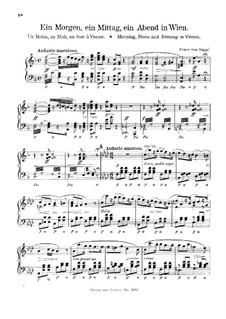 Overture to 'Morning, Noon, and Night in Vienna': Para Piano by Franz von Suppé