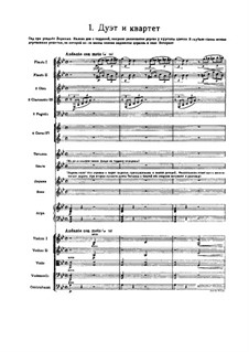 No.1 Duet and Quartet: partitura completa by Pyotr Tchaikovsky
