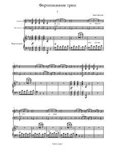 Piano Trio in G Major: movimento I by Carl Nielsen
