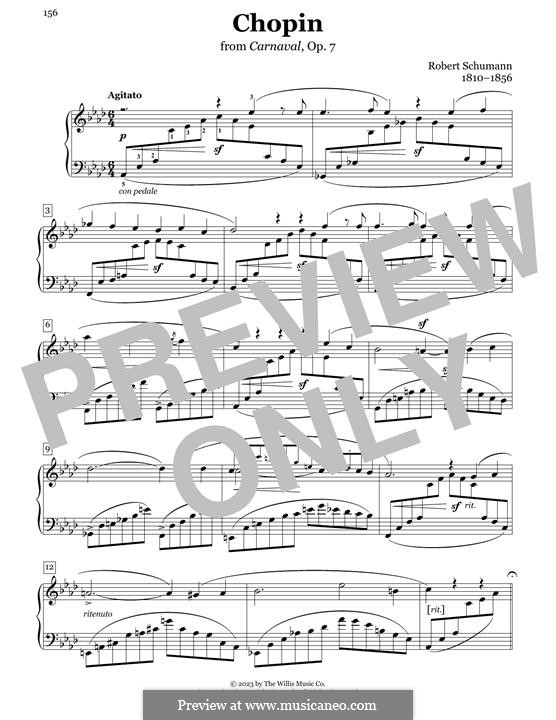 Carnival, Op.9: No.12 Chopin by Robert Schumann