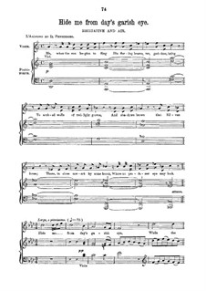 Joshua, HWV 64: Hide me from day's garish eye by Georg Friedrich Händel