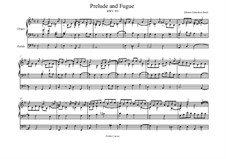 Little Preludes and Fugues: Prelude and Fugue in E Minor, BWV 555 by Johann Sebastian Bach