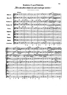 Wer sich selbst erhöhet, der soll erniedriget werden, BWV 47: Full score by Johann Sebastian Bach