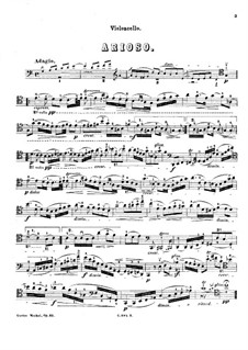 Arioso for Cello and Organ, Op.55: Parte de solo by Gustav Adolf Merkel
