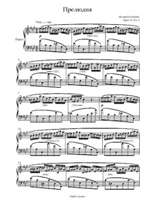 Five Preludes, Op.15: introdução No.2 by Alexander Scriabin