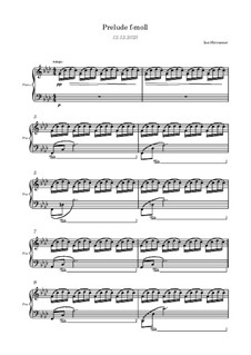 Prelude f-moll: Prelude f-moll by Ian Shtrasner