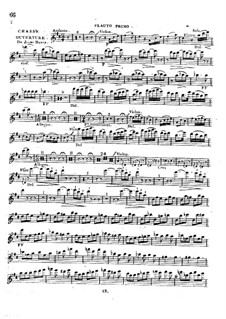 Overture to 'Young Henri': parte de flautas by Étienne Méhul