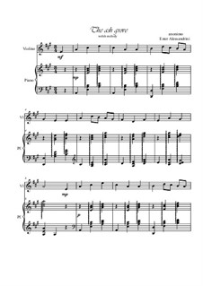 The Ash Grove: para violino by folklore