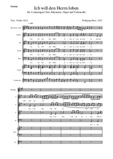 Ich will den Herrn loben: Chor by Wolfgang Marx