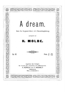 A Dream, Op.62: For cor anglais and piano by Heinrich Molbe