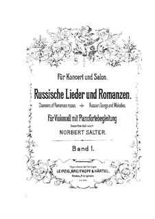 Expectation for Cello and Piano: partitura by Stanisław Moniuszko