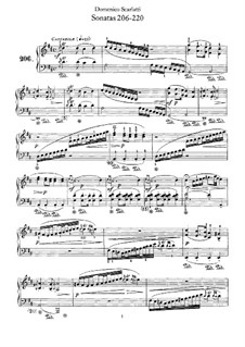 Sonata No.206 in D Major, K.490 L.206 P.476: Para Piano by Domenico Scarlatti