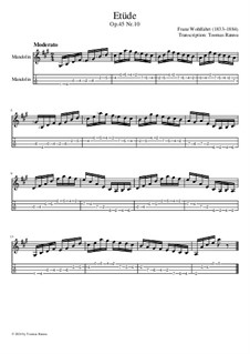 Sixty Studies for Violin, Op.45: Estudo No.10 by Franz Wohlfahrt