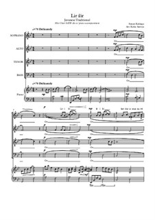 Lir-ilir: Partitura Piano-vocal by Sunan Kalijaga