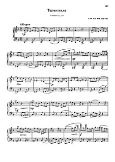 Music for Children, Op.65: No.4 Tarantella by Sergei Prokofiev