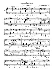 Nocturnes, Op.55: No.1 in F Minor by Frédéric Chopin
