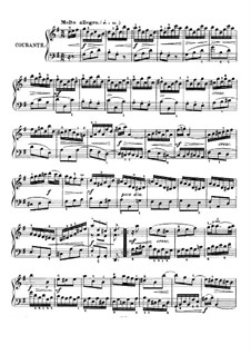 Partita for Keyboard No.5 in G Major, BWV 829: movimento III by Johann Sebastian Bach