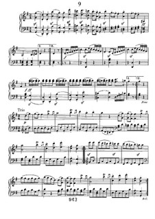 Twelve Minuets, WoO 7: No.9 by Ludwig van Beethoven