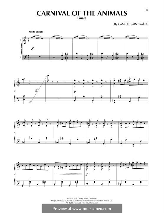 Finale: Para Piano by Camille Saint-Saëns