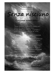 Senza nisciuno: Para vocais e piano by Ernesto de Curtis