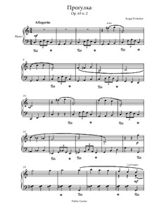 Music for Children, Op.65: No.2 Promenade by Sergei Prokofiev