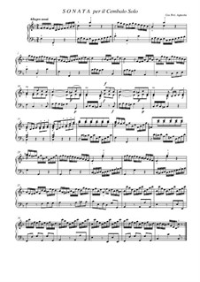 Harpsichord Sonata: Harpsichord Sonata by Johann Friedrich Agricola