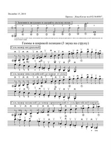 Guitar lesson for neck vizualisation and speedy picking, Op.2: Guitar lesson for neck vizualisation and speedy picking by Ilya Kogan