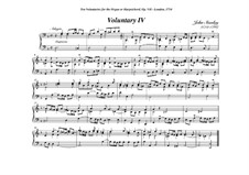 Ten Voluntaries for Organ (or Harpsichord), Op.7: Voluntary No.4 in D Minor by John Stanley