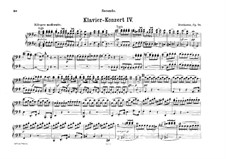 Complete Concerto: versão para piano de quatro mãos by Ludwig van Beethoven