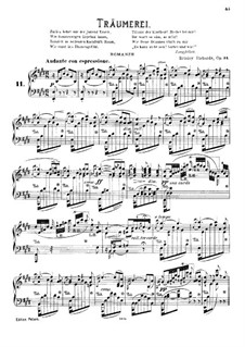 Träumerei. Romanze, Op.34: Für Klavier by Brinley Richards