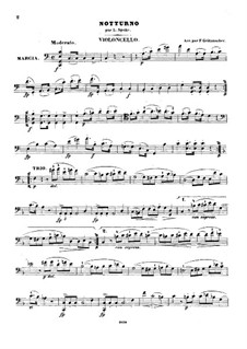 Nocturne in C Major, Op.34: para violoncelo e piano - parte violoncelo by Louis Spohr