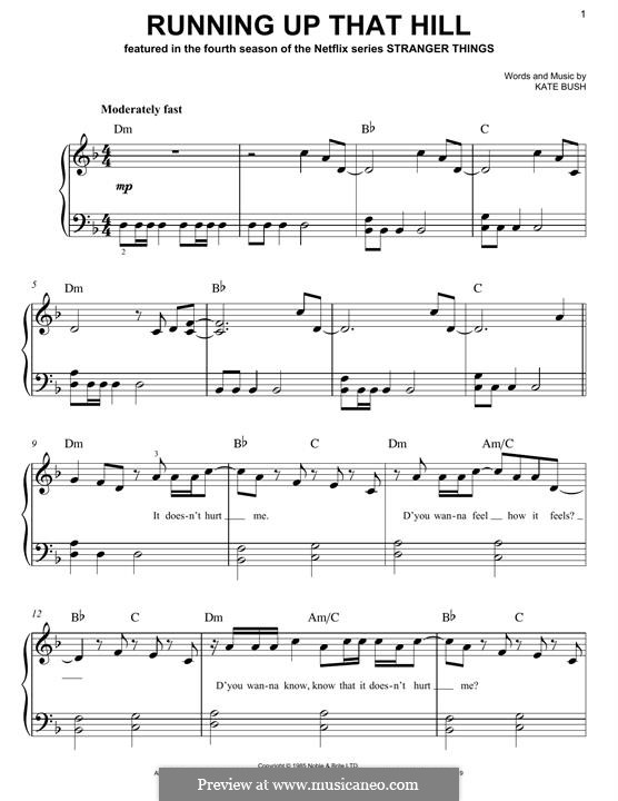 Running Up That Hill: Para Piano by Kate Bush