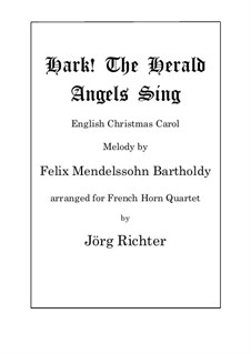 Ensemble version: For french horn quartet by Felix Mendelssohn-Bartholdy