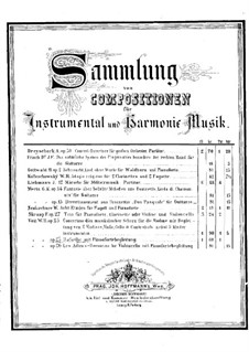 Concertino in D Major, Op.25: para violino e piano - parte violino by Václav Veit