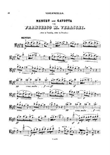 Sonata for Violin and Basso Continuo: Movements II-III. Arrangement for cello and piano – solo part by Francesco Maria Veracini