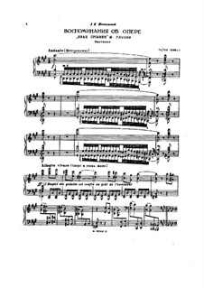 Reminiscences of the Opera 'A Life for the Tsar' by Glinka: Para Piano by Mily Balakirev