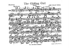 The Gliding Girl. Tango: parte Fagotes by John Philip Sousa