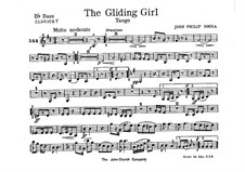 The Gliding Girl. Tango: Parte de clarinete baixo by John Philip Sousa